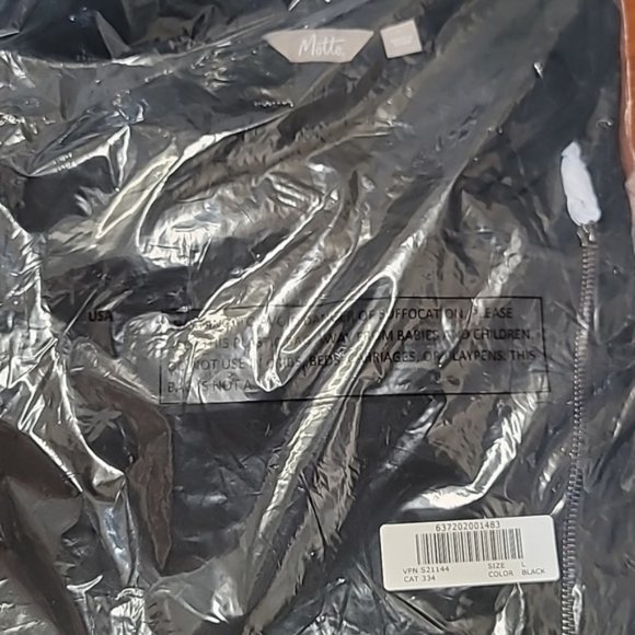 Motto French Terry Moto Jacket 637-202 - Picture 3 of 5